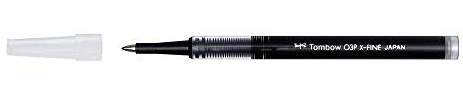Tombow BK-LP03-33 Tintenrollermine, Kugeldurchmesser 0.5 mm, Minenfarbe: schwarz