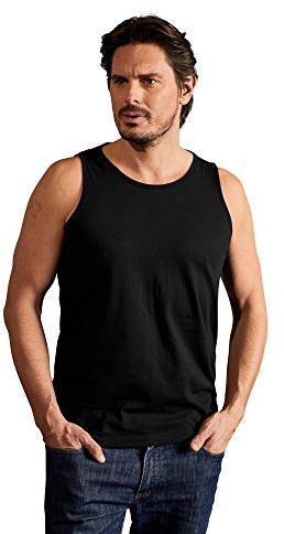 Athletic Tank Top Herren, Schwarz, L