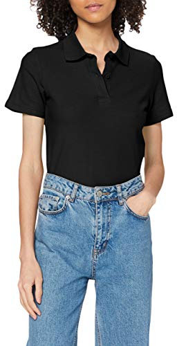Stedman Apparel Damen Regular Fit Poloshirt Polo/ST3100, Schwarz (Black Opal), Größe 40 (Hersteller Größe: M)