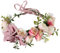 Vivivalue Verstellbarer Blumen-Haarreif, Blumengirlande, Krone, Heiligenschein, Kopfschmuck, Hochzeit, Festival, Party, I, 1 Count (Pack of 1)