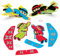 Baker Ross AC867 Ninja-Fliegen-Gleiter, Vorteilspack, Spielzeug für Kinder, Party, Tütenfüller, Outdoor-Spiele, Preise oder als gutes Verhaltensbelohnung, gemischt, 8 Stück