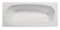 Sanotechnik Badewanne LINEA160 Weiß 120 Liter 160 x 70 x 41 cm, Acrylwanne, ergonomische Körperformbadewanne, Rechteckbadewanne Weiß