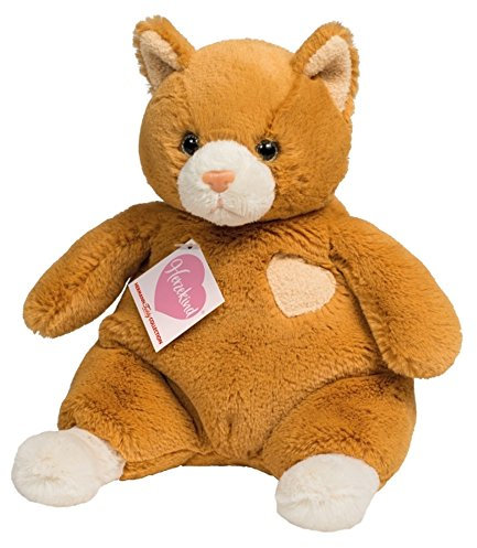 Teddy Hermann Herzekind 93858 Katze Mme MIAU 24 cm, Kuscheltier, Plüschtier