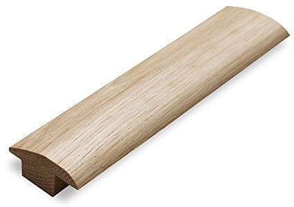 Solid Oak 18mm Wood to Carpet Threshold, Door Strip, Moulding, Door Bar 900mm / 0.9m Un Finished Oak can be Stained a Different Colour