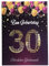 Glückwunschkarte 30 Geburtstag Karte 30 Geburtstagskarte Zahl 30 Glückwunschkarte 30. Geburtstag Frauen Geschenkkarte 30 Lila Gold, Made in Germany