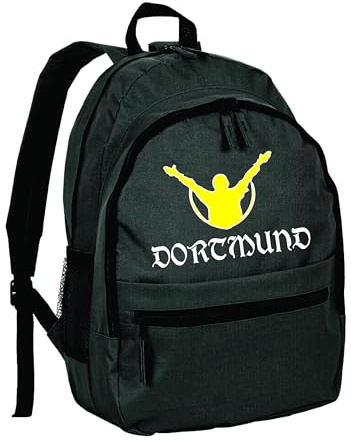 Tipolitografia Ghisleri Dortmund Erwachsenen-Kind-Nylonrucksack mit Reißverschlusstaschen und Schultergurten - kundenspezifisches Produkt