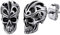 Clou d Oreille Celtique Tete de Mort Acier Skull Boucle Viking Homme Crane Punk Boucles d'oreilles Gothique Garcon Hip Hop Clou Oreille Femme Ado Jeune Cadeau Anniversaire