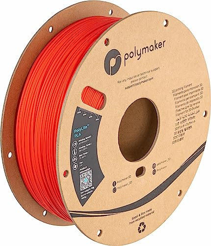 Polymaker PolyLite PLA Rot - 1.75mm - 1kg