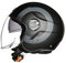LIONCIANO Casque De Moto, ECE 22.06 Certifié Casque Semi-Ouvert Casque Jet Casque Moto Et Scooter Femme Adulte Anti Scratch Visiere(Noir Mat Rose Syrah, XXL=63-64cm)