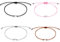 4 Stück Freundschaftsarmband Handmade,Filigranes Armbänder Einstellbar,Armband Damen,Enverstellbar Glücksbringer Armband Set Modeschmuck,Pärchen Armband für Liebhaber Valentinstag,Weihnachtsgeschenke