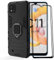 ESTH® Coque pour Realme C11 2021 avec 2 Pièces Protection Écran, 360° Support Rotatif [Fonctionne avec Support De Voiture Magnétique] Étui Housse, Noir
