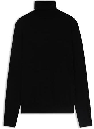 HUGO Herren San Thomas-M Regular-Fit Rollkragenpullover aus Schurwolle