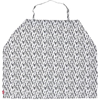Nuby On The Go - Copertura per allattamento al seno, tessuto leggero e traspirante, tasche integrate per ciucci e assorbenti per allattamento, pennellate