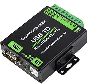 Industrial Grade USB to RS232/485/422/TTL Converter Onboard FT232RNL Support Mac Linux Android Windows 11 10 8.1 8 7 Multiple Protection