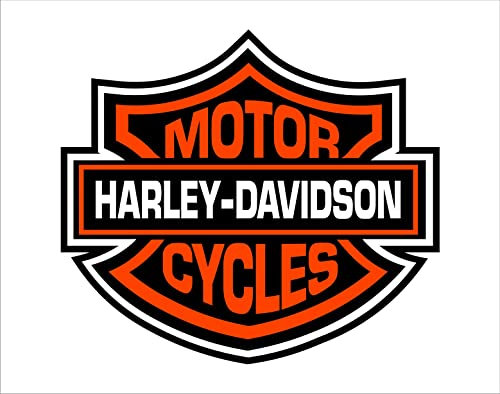 Adesivo in vinile Harley Davidson Grafico 10cm W X 9cm H