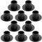 ZENFUN Set Mit 10 Konischen Kerzenhaltern Aus Eisen, Mattschwarze Tisch Kerzenständer für Wohnkultur, Party, Hochzeit, Jubiläum