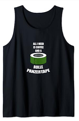 Panzertape - Lustiges Geschenk für Soldaten der Bundeswehr Tank Top