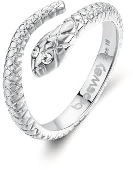 Brosway Anello Donna In Acciaio Con Simbolo Serpente, Anello Donna Collezione Chakra - BHKR005D