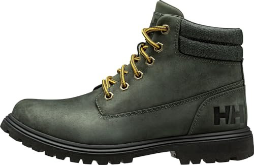 Helly Hansen Stivali in Pelle Impermeabili Fremont, Stivali Invernali Uomo, Utilità Scura, 43 EU