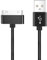 RULGOI Câble 30 broches de 150 cm de long, compatible avec iPhone 4s/4, iPhone 3G/3GS, iPad 1 2 3 et iPod, câble de chargement et de synchronisation USB - Noir