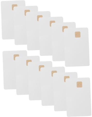 CONGARTENO 12piezas Tarjetas Ic Blancas Para Control De Acceso De Alta Capacidad De Almacenamiento Material Duradero Fácil De Usar Para De Puertas