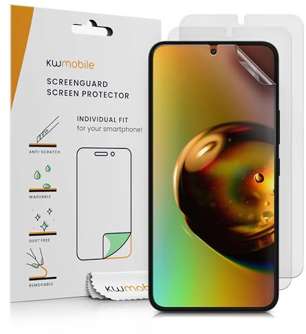 kwmobile 3X Folie matt kompatibel mit Samsung Galaxy S22 - Displayschutzfolie Schutzfolie - Displayschutz Displayfolie entspiegelt