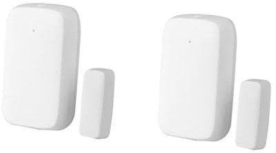 Angoily 2sets Magnetic Door Sensor Zigbee Door Sensor App Notification Home Security Alarm