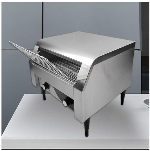 Commercial Conveyor Toaster,150/300/450 Slices/Hour Stainless Steel Heavy Duty Industrial Toasters,Countertop Electric Restaurant Equipment for Bun Bagel Bread Baked Food,150pieces/H
