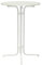 MFG Stehtisch d=80 cm, klappbar, weiß/weiß