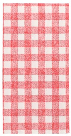 50 Servietten ROYAL Collection 1/8-Falz 40 cm x 40 cm rot Vichy Karo