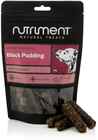 Natural Treats Gourmet Sausages Black Pudding (150g) Grain Free Dog Treats