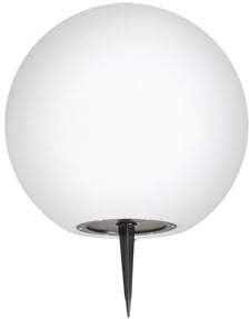 Solarlampe Garten Kugel 20 cm RGB LED – Außen Solarleuchte mit Erdspieß | Dämmerungssensor, IP65 wasserdicht, Farbwechsel & 4000K Neutralweiß, Solar Gartenleuchte für Terrasse, Weg & Garten