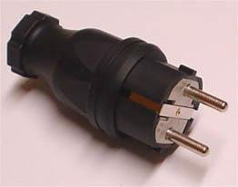 Schuko-Gummistecker lose