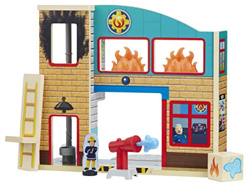 Fireman Sam Character Uk Wooden Fire Station