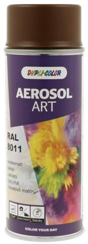 DUPLI-COLOR 668746 AEROSOL ART RAL 8011 nussbraun seidenmatt 400 ml
