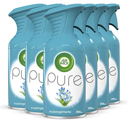 Air Wick Premium-Duftspray PURE Frühlingfrische, 6er Pack (6 x 250 ml)