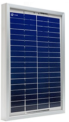 xunzel 5 W panneau solaire Chargeur de batterie 12 V avec 2 m Câble, 1, solaire Power Lot de 5