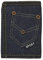 LOLUNA® Portefeuille Scratch avec Poche Jean - Porte Monnaie - Billet - Carte - Identité - Permis - en Toile résistant - Couleur - Bleu Marine