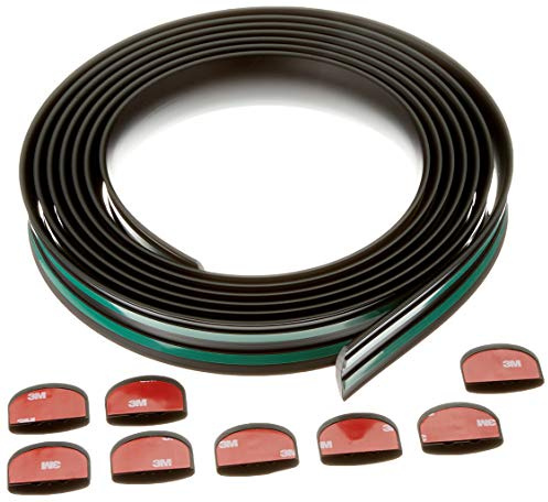 4R Quattroerre.it Profils Latéraux Universaux pour Voiture, Noir, 42 mm x 5 MT