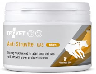 Trovet Anti Struvite UAS | 30 Tabletten | Diät-Ergänzungsfuttermittel für Hunde & Katzen | Hypoallergen