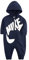 NIKE Baby Boys' Hooded Coverall Jumpsuit, Obsidian, 6 Months