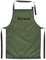 Ferocity Personalisierter Kinderschürze Kind Malschürze Kunstkittel Kochschürze Apron Werkschürze mit einem motiv grün Name [074]