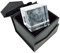 Briefbeschwerer Würfel aus hochwertigem Glas und Geschenkbox – Gravur auf Glas mit Foto – Größe 5 x 5 cm