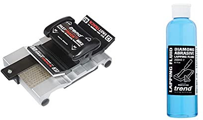 Trend FTS/KIT/MK2B Fast Track MK2 Fixed Angle Sharpening Technology & DWS/LF/250 Diamond Abrasive Lapping Fluid, Black, 8.4 fl oz