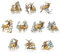 Ideen mit Herz 3-D Motive, ausgestanzt, ca. 7-10 cm, 10 Stück im Beutel | Bilder zum Basteln & Dekorieren | Grußkarten selber machen | Bildmotive für Scrapbooking & DIY-Deko (Rehe & Hirsche im Winter)