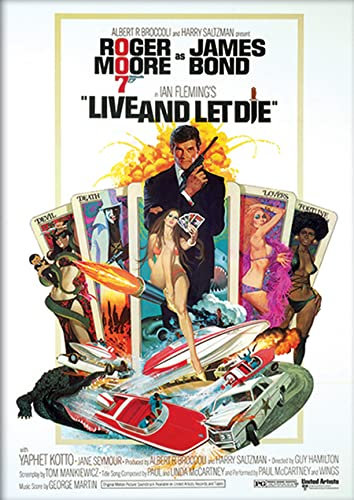 James Bond Live & Let Die One-Sheet Art PrINT – 30 x 40 cm – Roll-Poster