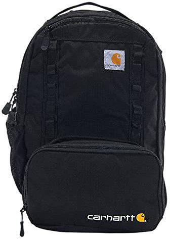 Carhartt Gear B0000369 Cargo-Serie 20L Daypack + 3 Dosenkühler, Einheitsgröße, Schwarz