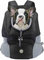 Hunderucksack Katzenrucksack, Atmungsaktive Verstellbar Katzen Transport Rucksack, Transporttasche Haustier Hund Tragetasche Katzentasche mit Fenster für Klein Hunde Katze Welpen (M, Schwarz)