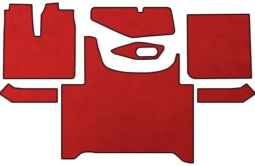 TEPICH PRESTIGE-LINE für MAN TGX ab 2020 (2 Schubladen) (ROT)