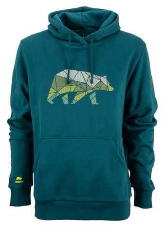 FORSBERG Hoodie mit gestreiftem Brustlogo